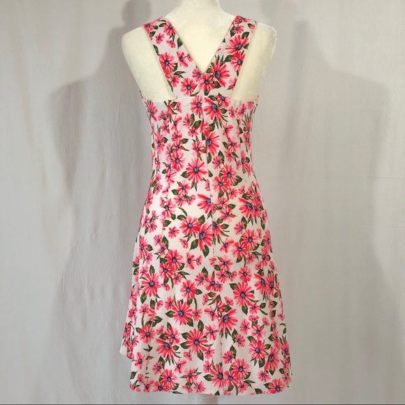 Route 3 Pink Floral Sleeveless Fit & Flare Dress - Picture 5 of 8